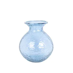 Blumenvase Romimex Blau Recyceltes Glas Bereich 29 x 33 x 29 cm von Romimex, Vasen - Ref: D1618291, Preis: 49,90 €, Rabatt: %