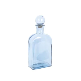 Bottle Romimex Blue recycled glass 21 x 45 x 21 cm by Romimex, Ornaments - Ref: D1618298, Price: 37,39 €, Discount: %