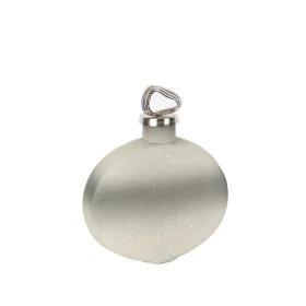 Bottle Romimex Beige Silver Glass Aluminium 24 x 29 x 8 cm With lid by Romimex, Ornaments - Ref: D1618316, Price: 53,65 €, Di...