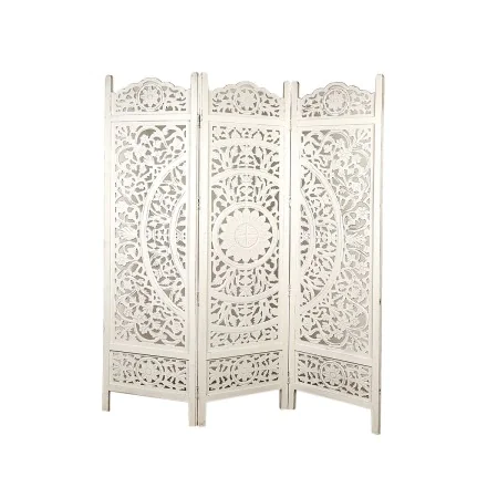 Paravent Romimex Blanc Bois 152 x 182 x 3 cm de Romimex, Paravents - Réf : D1618323, Prix : 249,43 €, Remise : %