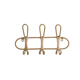 Wall mounted coat hanger Romimex Natural wicker 40 x 21 x 8 cm by Romimex, Wall Coat Racks - Ref: D1618327, Price: 17,80 €, D...