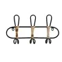 Wall mounted coat hanger Romimex Black wicker 40 x 21 x 8 cm by Romimex, Wall Coat Racks - Ref: D1618331, Price: 19,01 €, Dis...