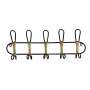 Wall mounted coat hanger Romimex Black wicker 61 x 21 x 8 cm by Romimex, Wall Coat Racks - Ref: D1618332, Price: 25,57 €, Dis...