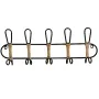 Wall mounted coat hanger Romimex Black wicker 61 x 21 x 8 cm by Romimex, Wall Coat Racks - Ref: D1618332, Price: 25,57 €, Dis...