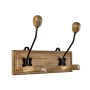 Wall mounted coat hanger Romimex Natural Wood Metal 28 x 22 x 12 cm by Romimex, Wall Coat Racks - Ref: D1618333, Price: 28,37...