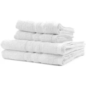 Towel set TODAY White 4 Pieces by TODAY, Towels - Ref: S7191420, Price: 35,67 €, Discount: %