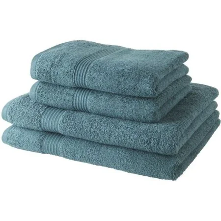 Towel set TODAY 4 Units Azul Océano by TODAY, Towels - Ref: S7191421, Price: 34,11 €, Discount: %