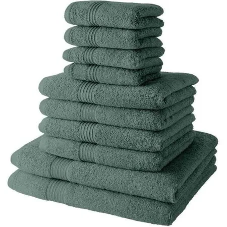 Towel set TODAY Green 10 Pieces by TODAY, Towels - Ref: S7191434, Price: 45,83 €, Discount: %