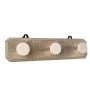 Wall mounted coat hanger Romimex Natural Wood Resin 41 x 7 x 12 cm by Romimex, Wall Coat Racks - Ref: D1618346, Price: 31,90 ...