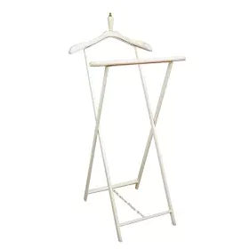 Clothes Butler Romimex White Wood Metal Ceramic 42 x 100 x 45 cm by Romimex, Quilt Stands - Ref: D1618348, Price: 149,51 €, D...