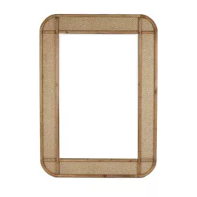 Miroir mural Romimex Naturel Bois 81 x 112 x 3 cm de Romimex, Miroirs muraux - Réf : D1618373, Prix : 159,05 €, Remise : %