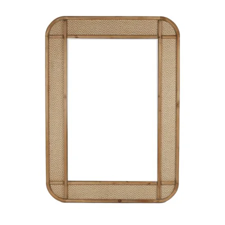 Miroir mural Romimex Naturel Bois 81 x 112 x 3 cm de Romimex, Miroirs muraux - Réf : D1618373, Prix : 159,59 €, Remise : %