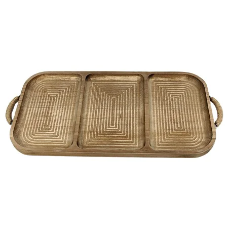 Plateau Romimex Naturel Bois 55 x 2 x 26 cm de Romimex, Plats et plateaux - Réf : D1618378, Prix : 36,06 €, Remise : %