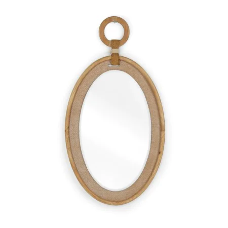 Wall mirror Romimex Natural Wood 55 x 95 x 2 cm Oval by Romimex, Wall-Mounted Mirrors - Ref: D1618379, Price: 102,50 €, Disco...