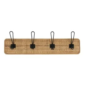 Wall mounted coat hanger Romimex Natural Wood 60 x 8 x 13 cm by Romimex, Wall Coat Racks - Ref: D1618380, Price: 40,39 €, Dis...