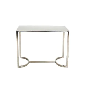 Console Romimex Silver Stainless steel Synthetic marble 100 x 80 x 40 cm by Romimex, Tables - Ref: D1618408, Price: 758,75 €,...