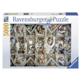 Puzzle Ravensburger 17429 The Sistine Chapel - Michelangelo 5000 Peças de Ravensburger, Puzzles - Ref: S7191902, Preço: 85,00...