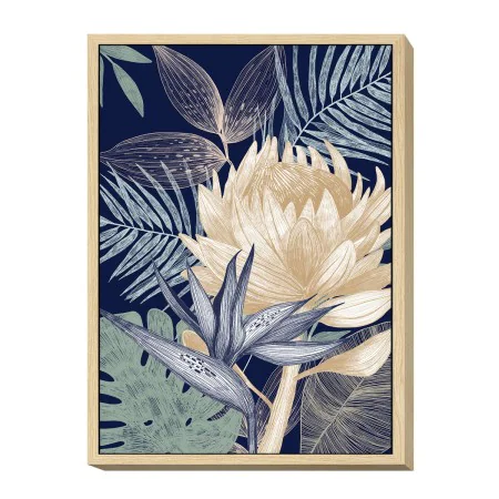 Cuadro Romimex Multicolor Lienzo Floral 50 x 70 x 3 cm de Romimex, Pinturas artísticas - Ref: D1618417, Precio: 58,07 €, Desc...