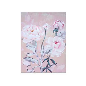 Cadre Romimex Rose Toile Roses 60 x 80 x 3 cm de Romimex, Impressions sur toile - Réf : D1618441, Prix : 41,81 €, Remise : %