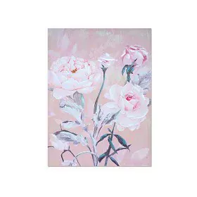 Painting Romimex Pink Canvas Roses 60 x 80 x 3 cm by Romimex, Prints on Canvas - Ref: D1618441, Price: 45,65 €, Discount: %