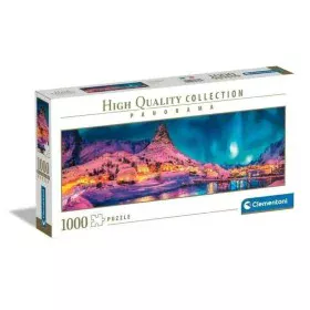 Puzzle Clementoni Panorama: Colourful night over Lofoten Island 1000 Piezas de Clementoni, Puzzles - Ref: S7192063, Precio: 2...