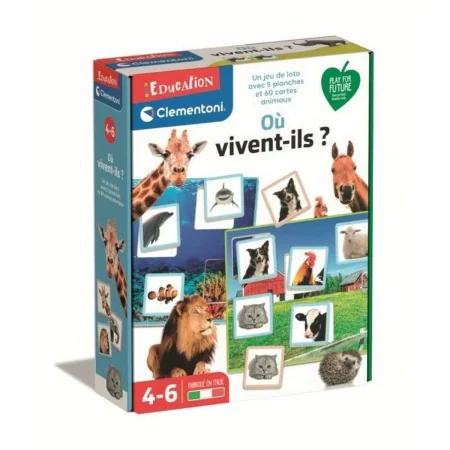 Educational Baby Game Clementoni Où vivent-ils? by Clementoni, Board Games - Ref: S7192064, Price: 24,15 €, Discount: %