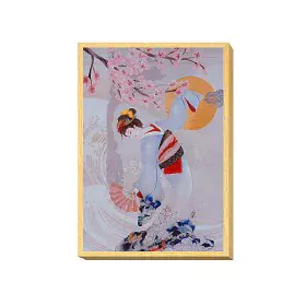 Cadre Romimex Multicouleur Toile Geisha 50 x 70 x 4 cm de Romimex, Impressions sur toile - Réf : D1618451, Prix : 75,96 €, Re...