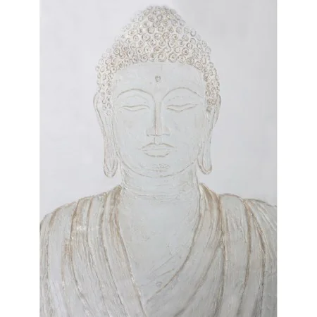 Oil Painting Romimex Canvas Buddha 120 x 160 x 4 cm by Romimex, Paintings - Ref: D1618491, Price: 249,41 €, Discount: %