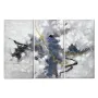 Set of 3 pictures Romimex Grey Canvas 80 x 120 x 3 cm by Romimex, Paintings - Ref: D1618506, Price: 215,83 €, Discount: %