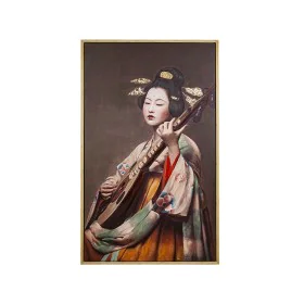 Cadre Huile Romimex PVC Toile Geisha 90 x 150 x 4 cm de Romimex, Impressions sur toile - Réf : D1618526, Prix : 148,36 €, Rem...