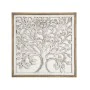 Decoração de Parede Romimex Branco Natural Madeira MDF 60 x 60 x 4 cm de Romimex, Frontões decorativos - Ref: D1618531, Preço...