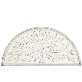 Wall Decoration Romimex White MDF Wood 60 x 60 x 2 cm by Romimex, Wall Pediments - Ref: D1618535, Price: 42,87 €, Discount: %