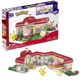 Baukasten Pokémon Mega Construx - Forest Pokémon Center 648 Stücke von Pokémon, Bau- & Konstruktionsspielzeug - Ref: S7192458...