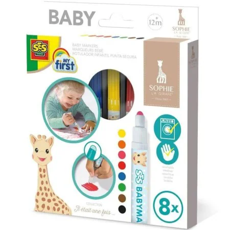 Ensemble de Marqueurs babies SES Creative SOPHIE LA GIRAFE Multicouleur de SES Creative, Dessin - Réf : S7192518, Prix : 29,8...