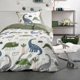 Housse de Couette TODAY Happy 4.11 Vert 140 x 200 cm de TODAY, Couettes et housses de couette - Réf : S7192547, Prix : 34,63 ...