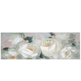 Oil Painting Romimex Canvas Flowers 150 x 50 x 4 cm by Romimex, Paintings - Ref: D1618559, Price: 64,43 €, Discount: %