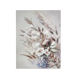 Oil Painting Romimex Canvas Flowers 90 x 120 x 4 cm by Romimex, Paintings - Ref: D1618560, Price: 99,46 €, Discount: %