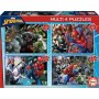 Set di 4 Puzzle Spiderman Educa 18102 380 Pezzi di Spider-Man, Puzzle classici - Rif: S7192683, Prezzo: 28,54 €, Sconto: %