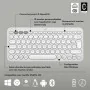 Clavier Bluetooth avec Support pour Tablette Logitech K380 Français Blanc AZERTY de Logitech, Claviers - Réf : S7192783, Prix...