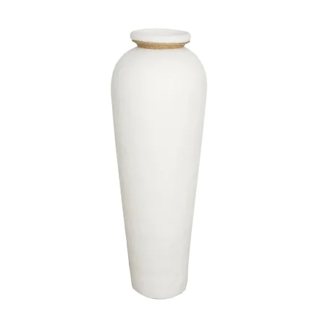 Vase Alexandra House Living Weiß Terrakotta 33 x 82 x 33 cm von Alexandra House Living, Vasen - Ref: D1618610, Preis: 143,84 ...