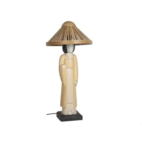 Desk lamp Romimex Beige Wood 20 x 70 x 20 cm Oriental by Romimex, Bedside and Table Lamps - Ref: D1618659, Price: 149,01 €, D...