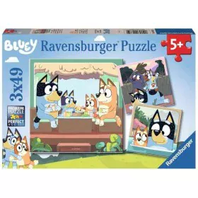 Set de 3 Puzzles Bluey Ravensburger 05685 147 Pièces de Bluey, Puzzles classiques - Réf : S7192975, Prix : 28,60 €, Remise : %