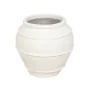 Planter Romimex White Terracotta 40 x 40 x 40 cm by Romimex, Cachepots - Ref: D1618670, Price: 71,95 €, Discount: %