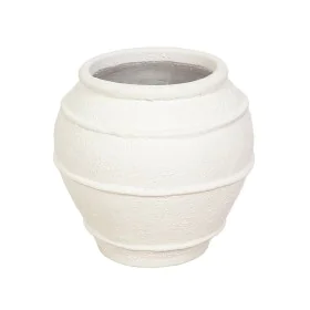 Macetero Romimex Blanco Terracota 40 x 40 x 40 cm de Romimex, Maceteros - Ref: D1618670, Precio: 71,95 €, Descuento: %