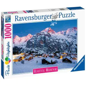 Puzzle Ravensburger 17316 The Bernese Oberland - Switzerland 1000 Pezzi di Ravensburger, Puzzle classici - Rif: S7192988, Pre...