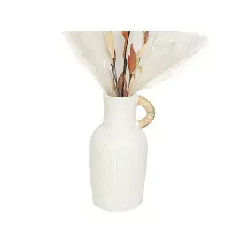 Vaso Romimex Branco Rotim Terracota 12 x 30 x 12 cm Com pega de Romimex, Jarrões - Ref: D1618674, Preço: 43,94 €, Desconto: %