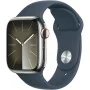 Montre intelligente Apple Series 9 Bleu Argenté 41 mm de Apple, Montres connectées - Réf : S7193091, Prix : 809,20 €, Remise : %