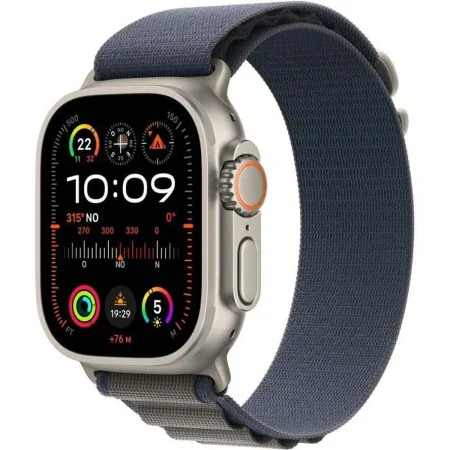 Montre intelligente Apple MREQ3NF/A Bleu Titane 49 mm de Apple, Montres connectées - Réf : S7193161, Prix : 1,00 €, Remise : %