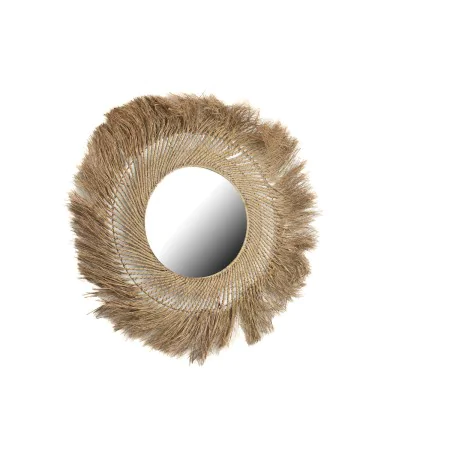 Wall mirror Romimex Natural Vegetable fibre 120 x 4 x 120 cm Circular by Romimex, Wall-Mounted Mirrors - Ref: D1618731, Price...