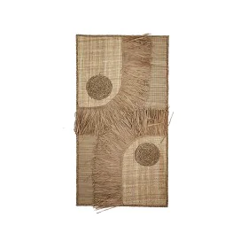 Decoração de Parede Romimex Natural Fibra vegetal 60 x 120 x 5 cm de Romimex, Esculturas - Ref: D1618741, Preço: 88,57 €, Des...